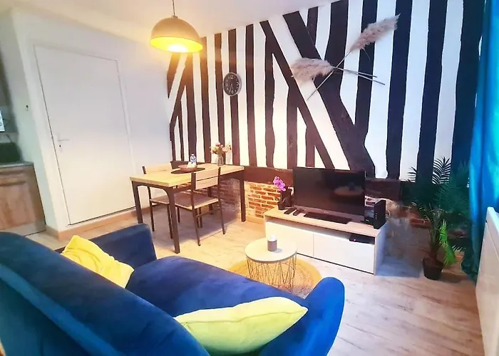 Appartement Chic Et Normand, Parking Facile, Wifi Hd